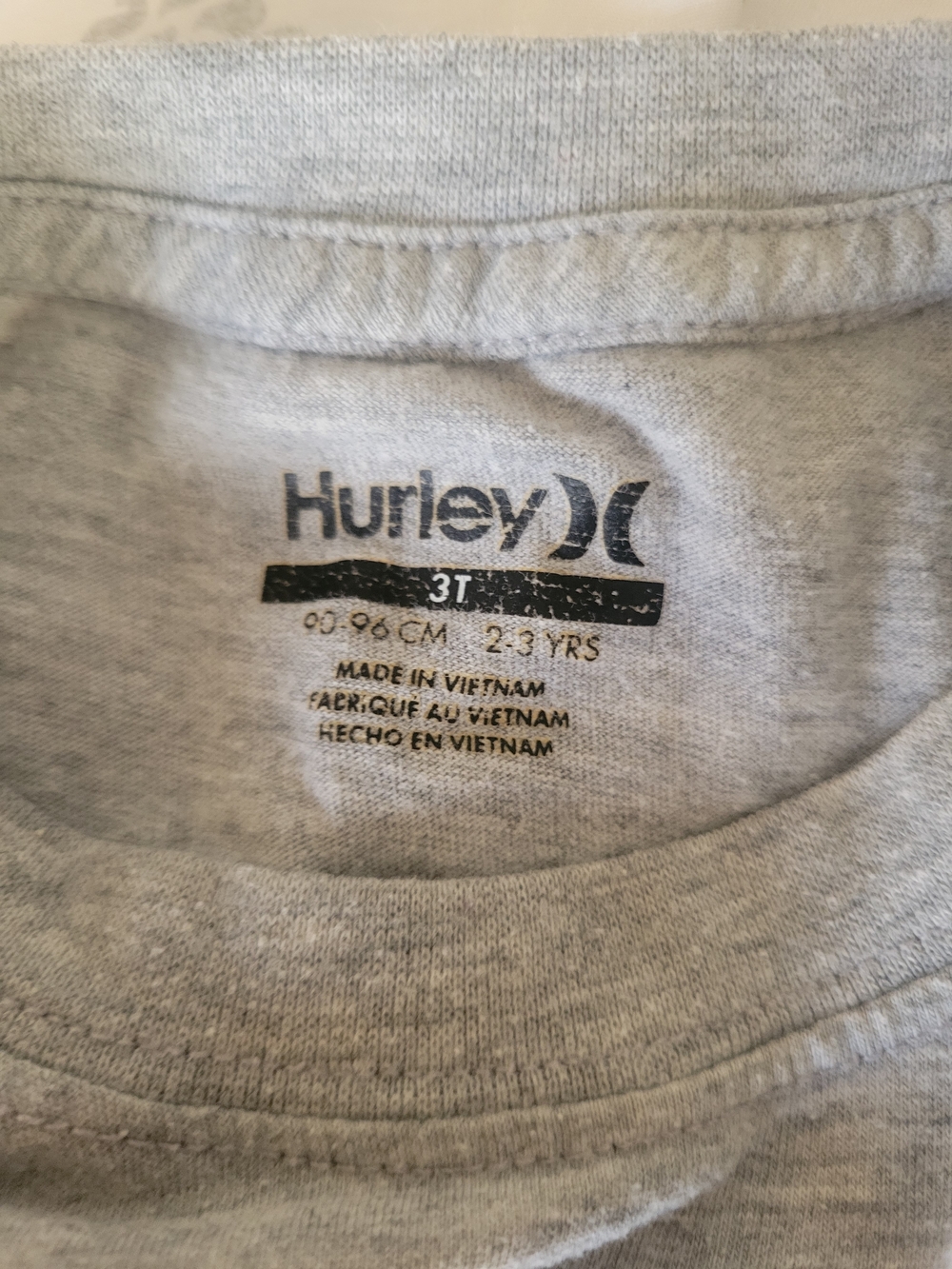Hurley Men's Light Gray Crewneck Sweater